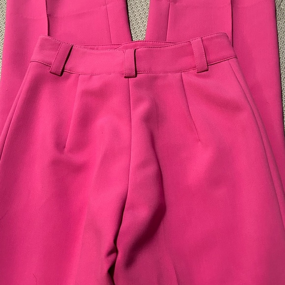 Zara Pink Wide Leg Dress Pants - Picture 4 of 11